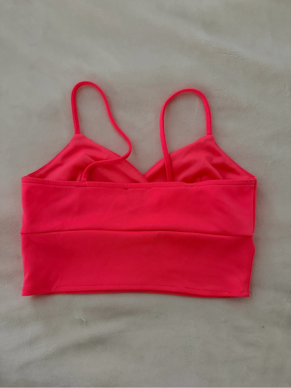 Women’s Bright Pink Seamless Bralette Crop Top